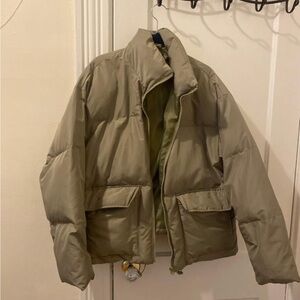 Green Puffer Jacket